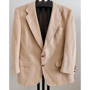Northridge Camel Hair Blazer Mens 50R Tan Fully Lined Vintage Jacobson’s
